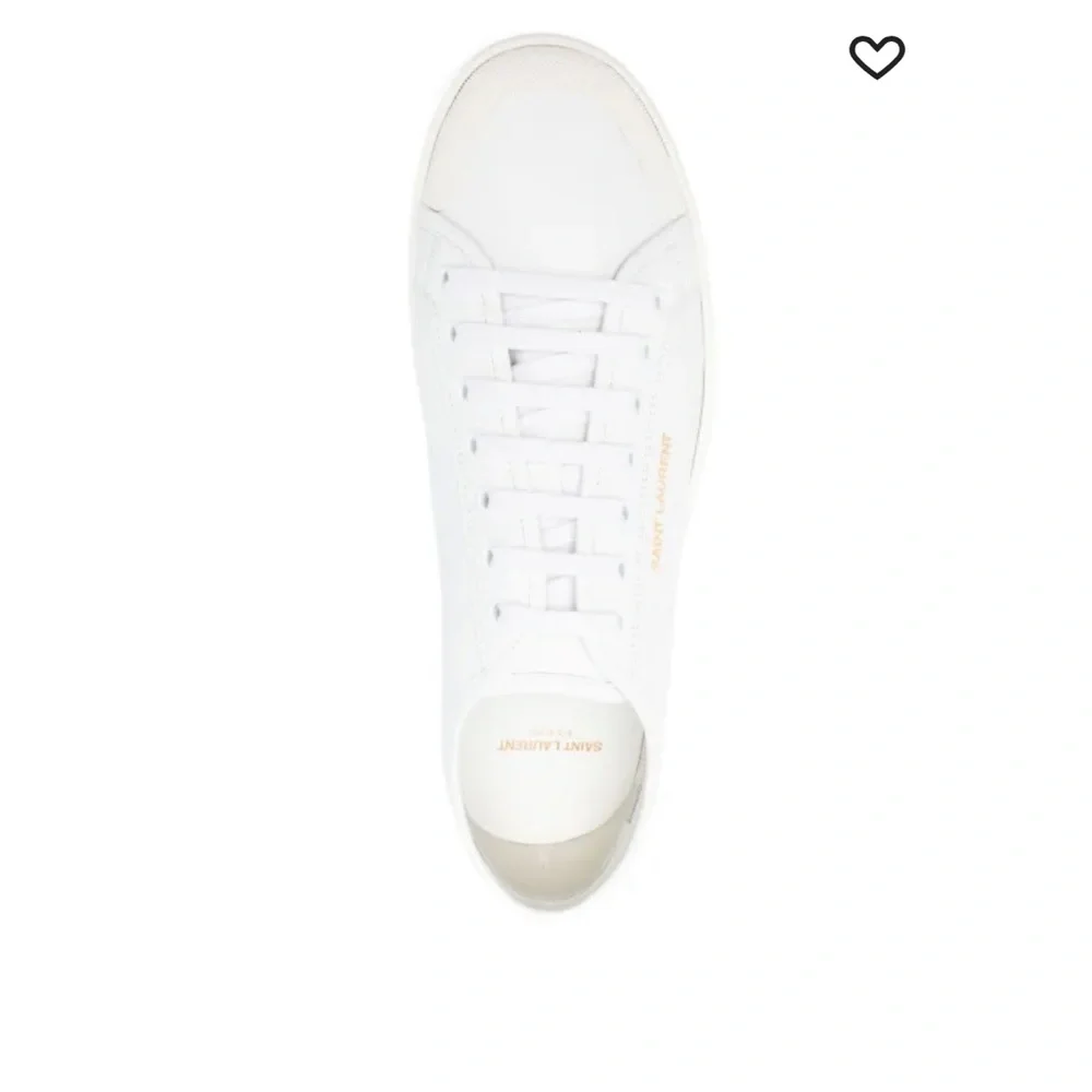 Saint Laurent Andy Lace-Up Sneakers EU 44.5 / White - Picture 4 of 9